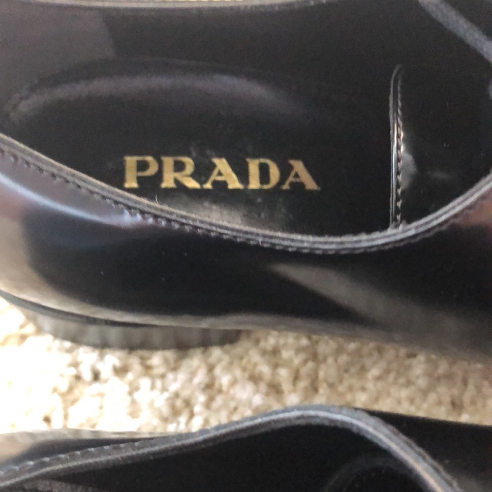 Prada Black Flats